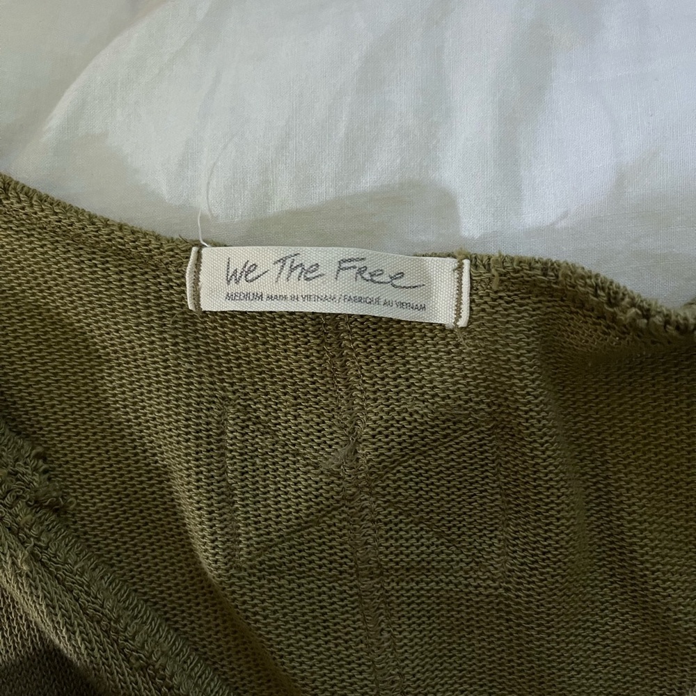 Free people olive sweater